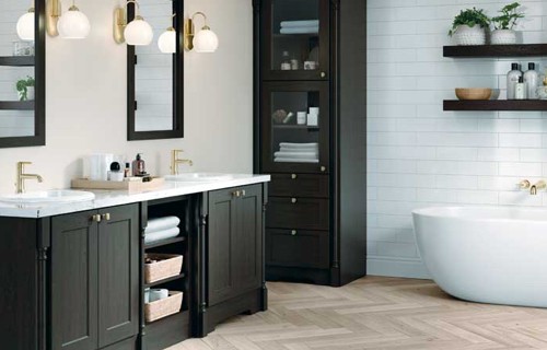 black bathroom cabinets | Raby Home Solutions