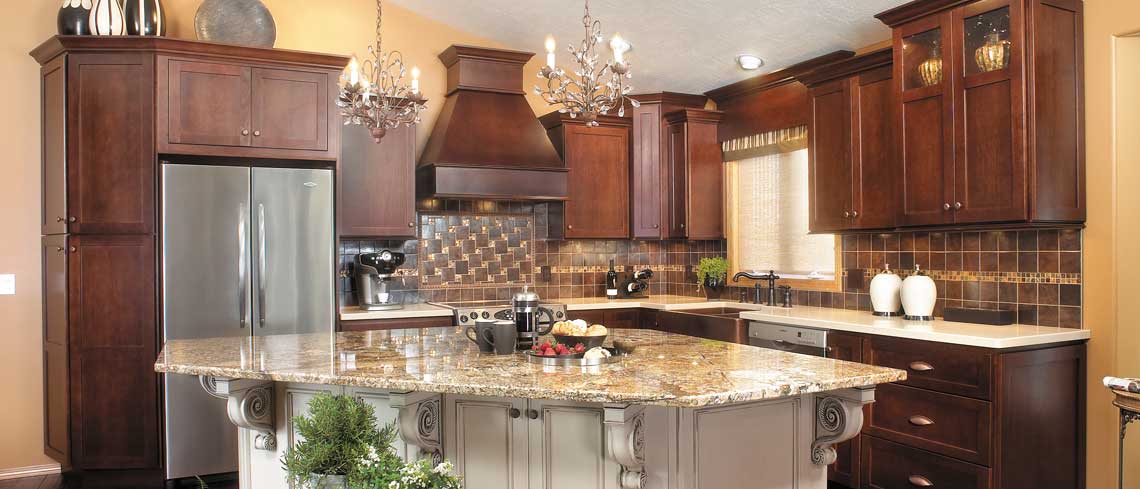 Cherry Kitchen Cabinets in Albuquerque, NM | Raby Home Solutions