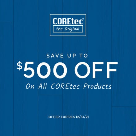 save $500 off coretec flooring | Raby Home Solutions
