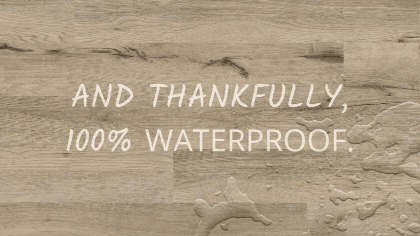 CORetec floors - 100% waterproof