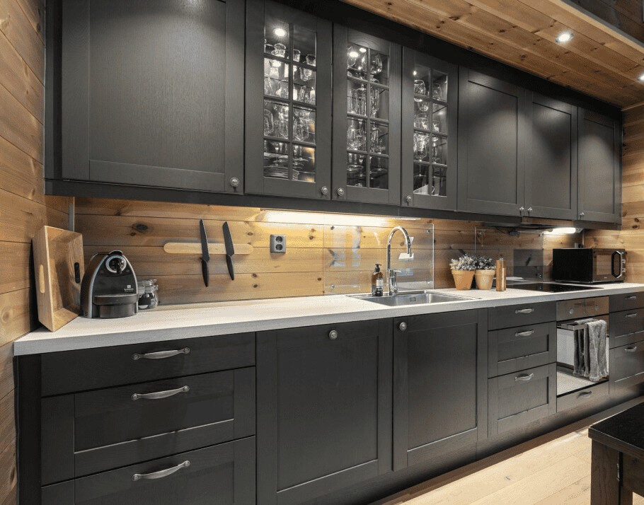 Kitchen cabinets