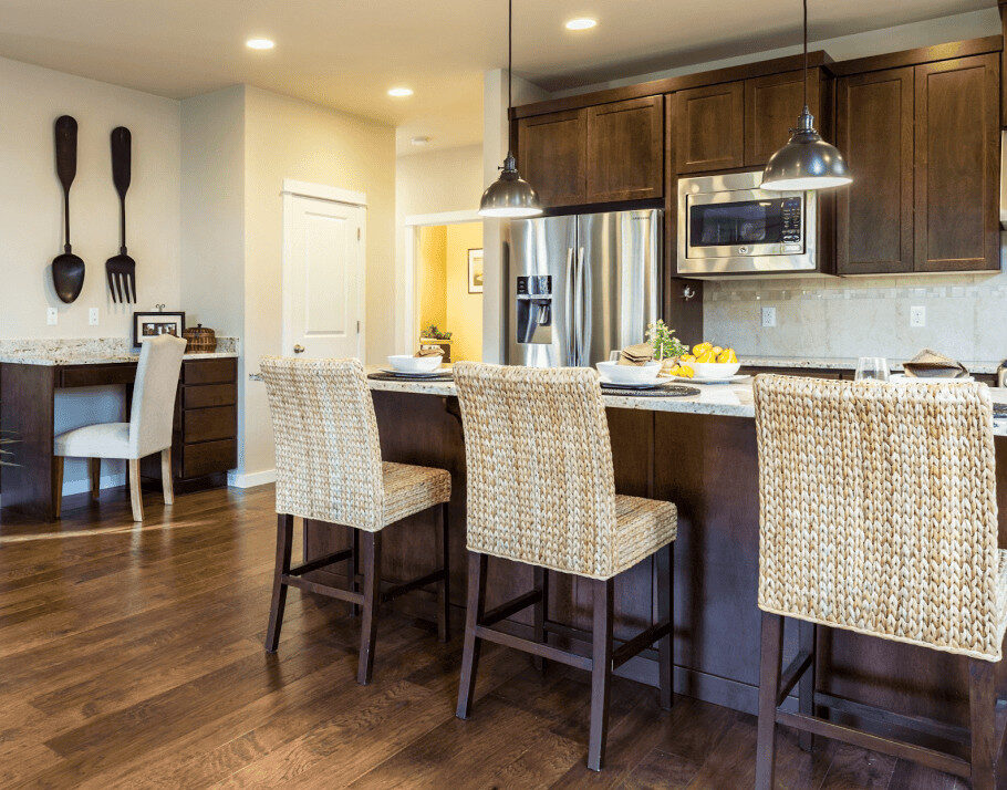 Custom cabinets at Raby Home