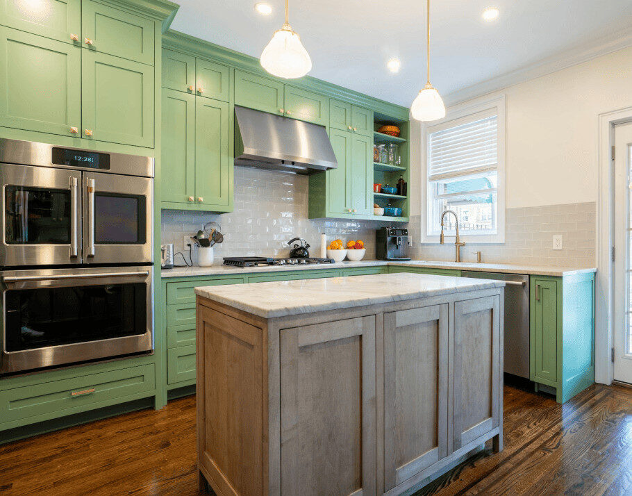 Kitchen cabinets at Raby Home
