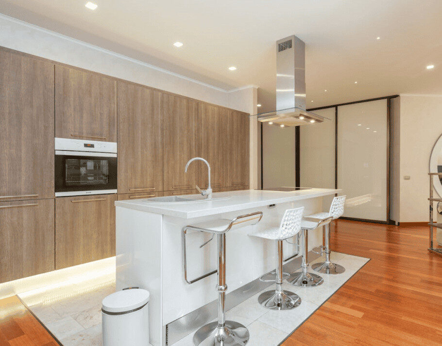 Kitchen cabinets at Raby Home