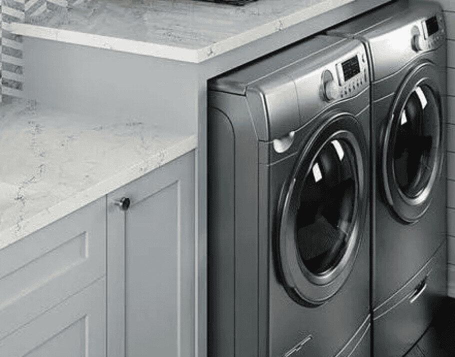 Quartz countertop at Raby Home