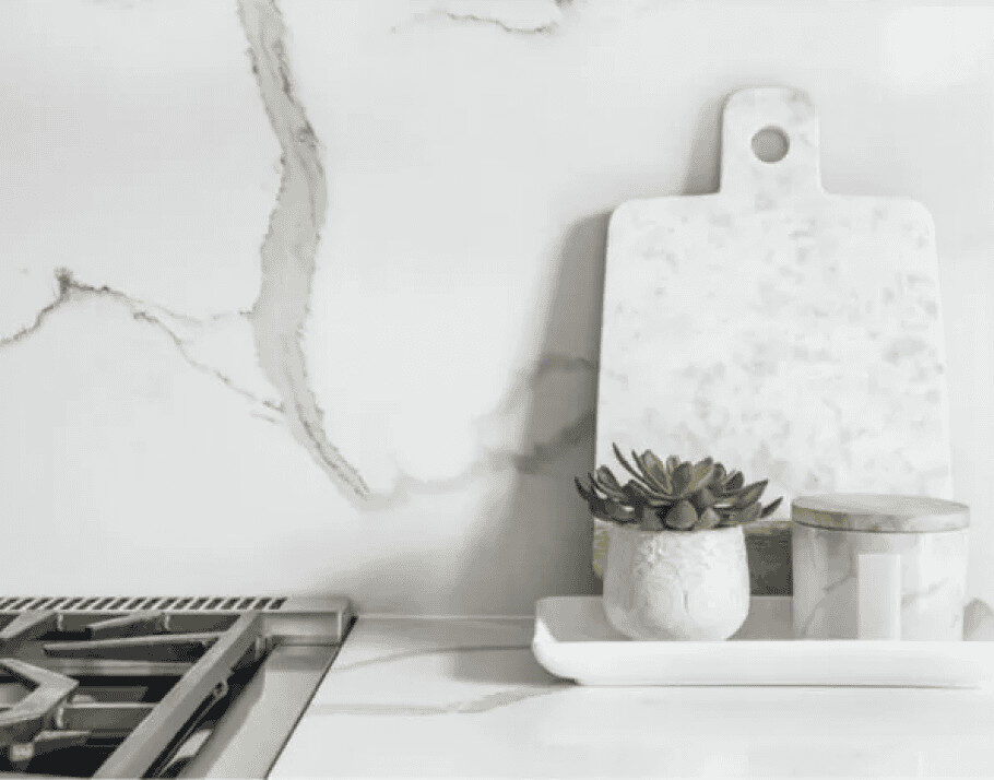 Quartz countertop at Raby Home